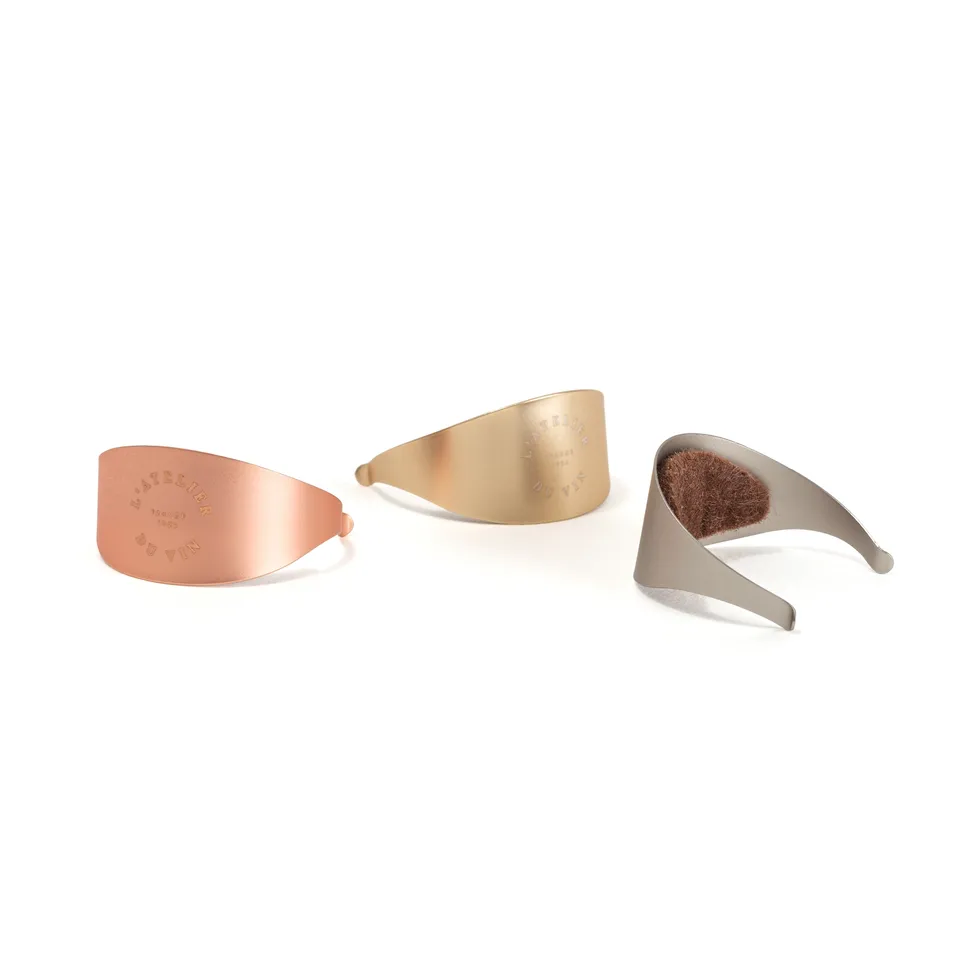 L'Atelier du Vin Trio Wine Rings anneaux anti-gouttes