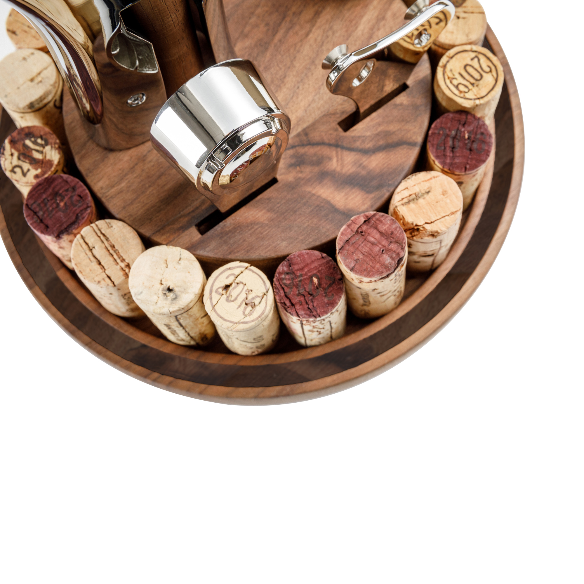 L'Atelier du Vin Oeno Motion Groom globe noyer