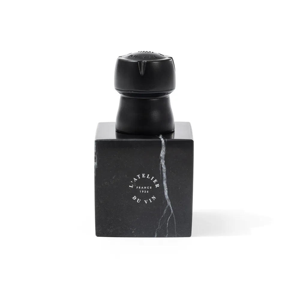 L'Atelier du Vin Bubble Cork bouchon champagne noir marbre