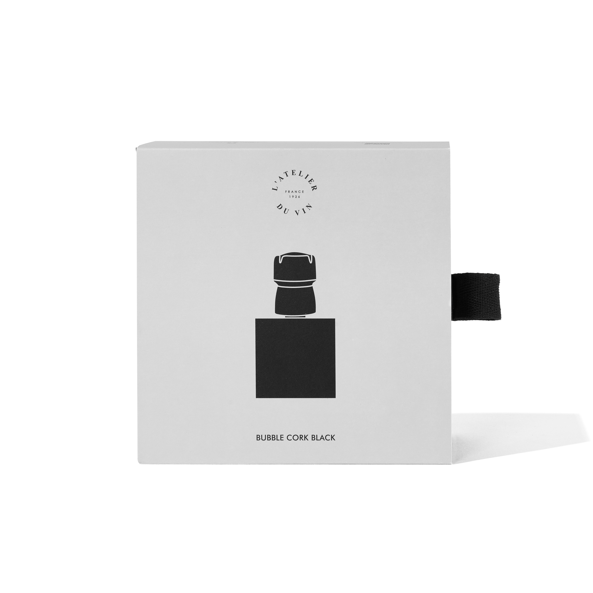 L'Atelier du Vin Bubble Cork bouchon champagne noir marbre