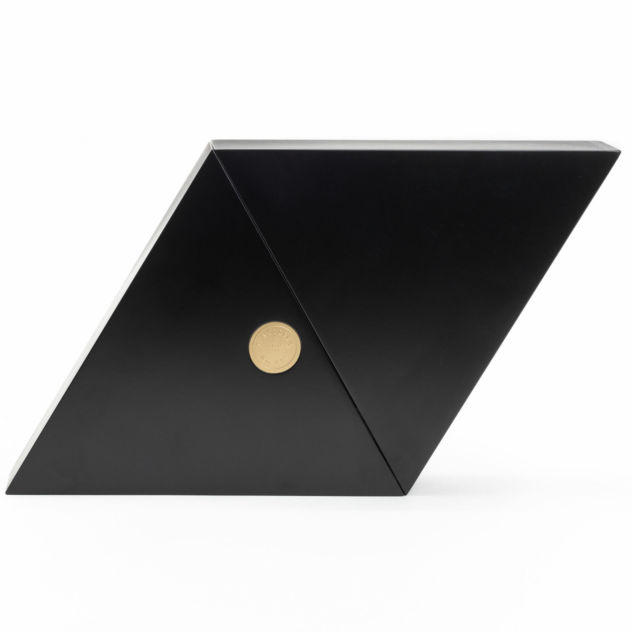 L'Atelier du Vin Geometry coffret tire-bouchon bois noir