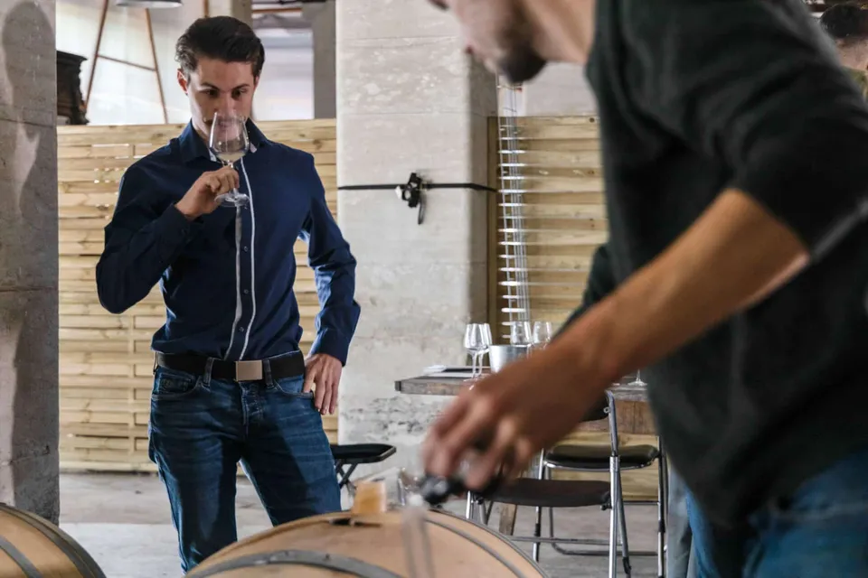 Covigneron Vinescapades Micro Winerie visite chai dégustation 33