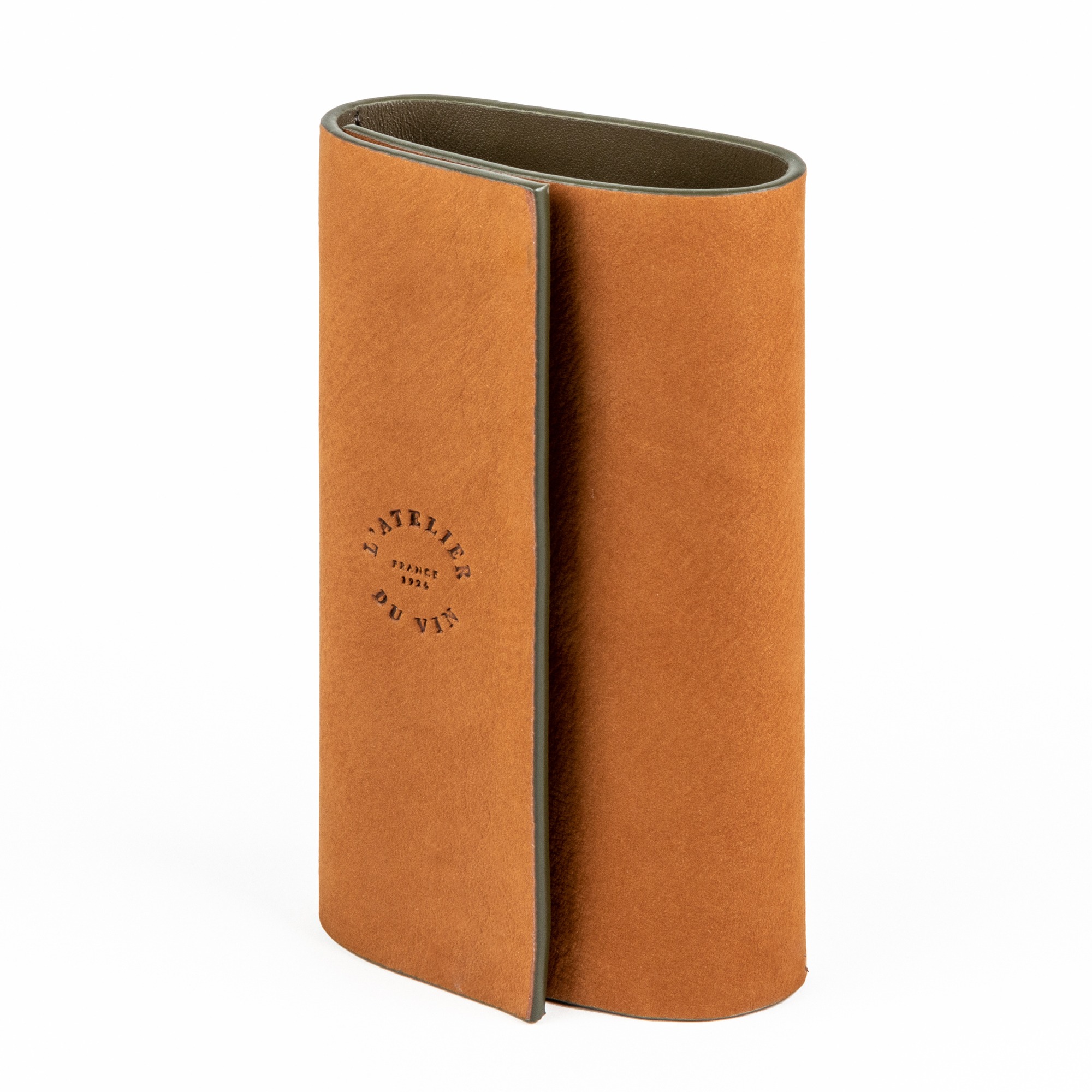 L'Atelier du Vin Bilame Nomad tire-bouchon cuir fauve