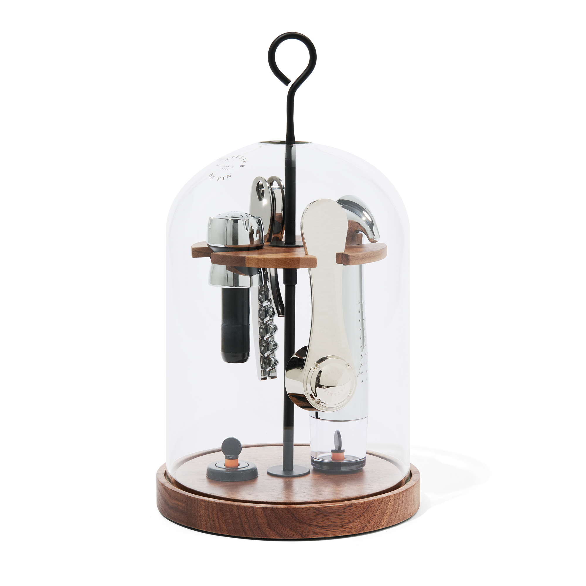L'Atelier du Vin Le Globe coffret outils vin noyer
