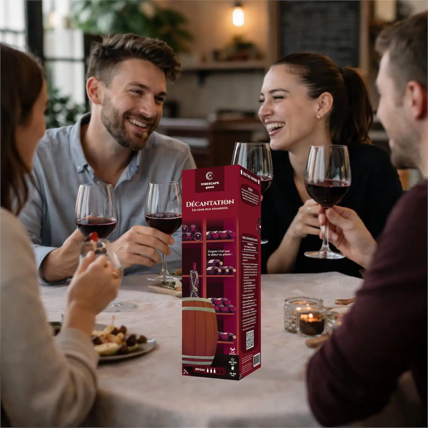 Covigneron Parrainage de vignes coffret Vinescape Game 75 cl
