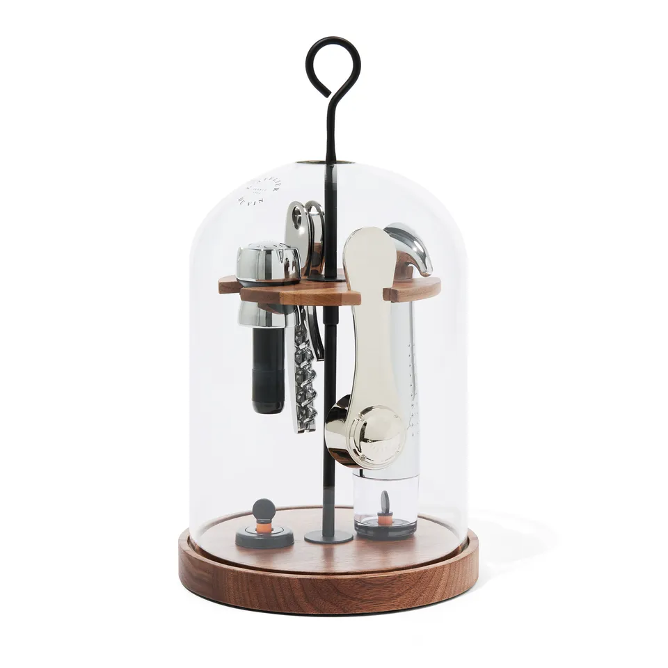 L'Atelier du Vin Le Globe coffret outils vin noyer