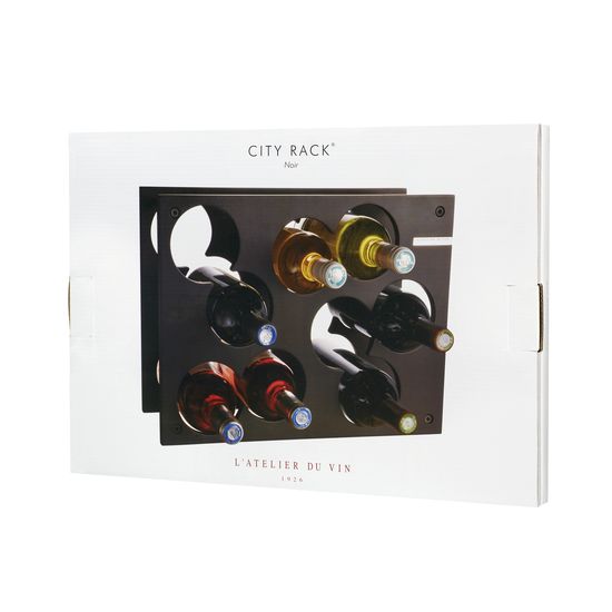 L'Atelier du Vin City Rack Bois casier vin 9 bouteilles