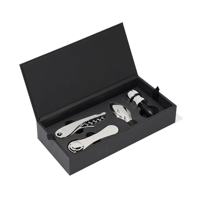 L'Atelier du Vin Oeno Collection Silver coffret vin 4 outils