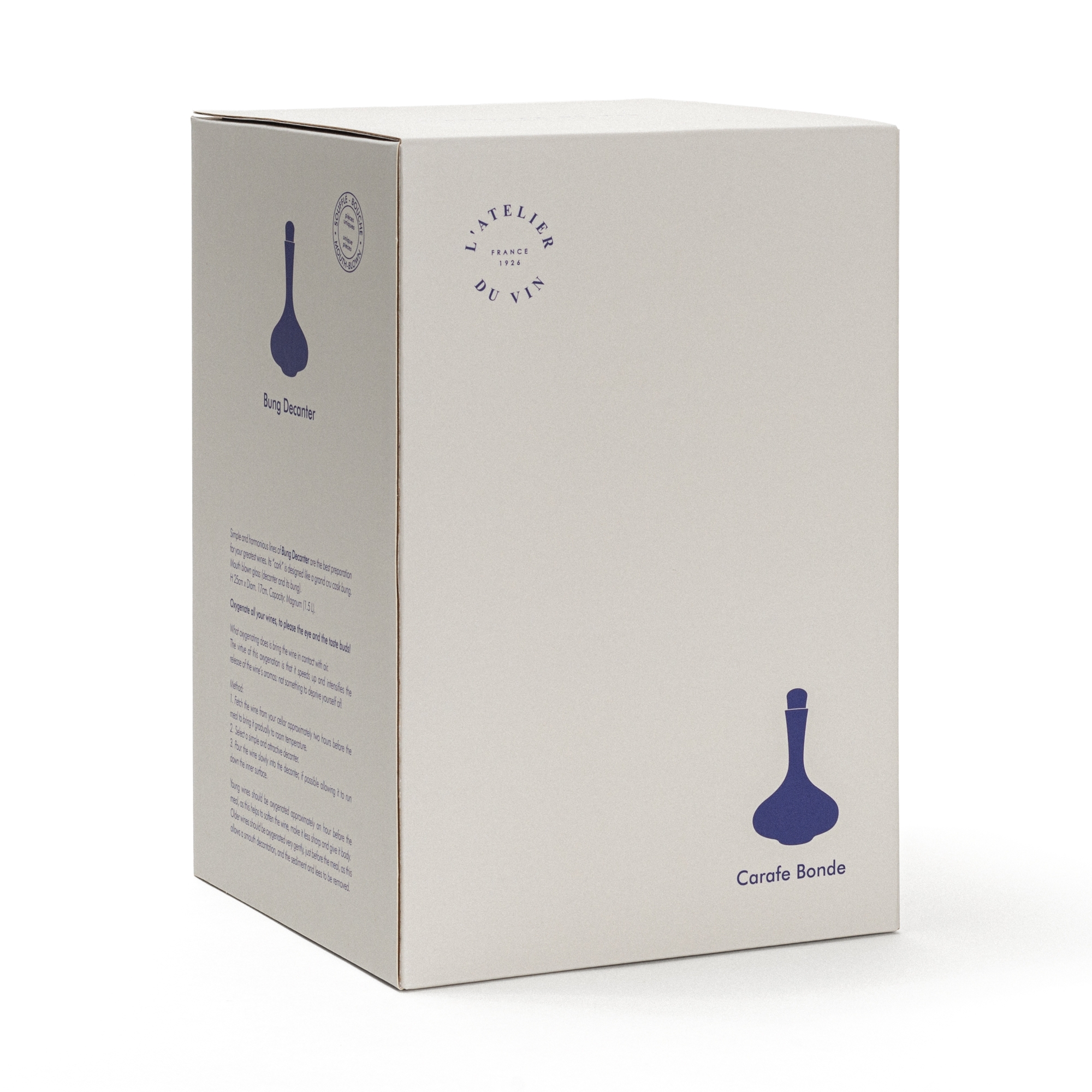 Architecture Intérieure du Vin Carafe Bonde carafe verre 1,5 L