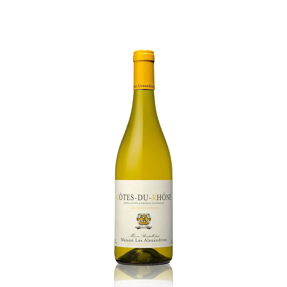 Maison Les Alexandrins Terrasses de l'Eridan vin blanc Côtes du Rhône