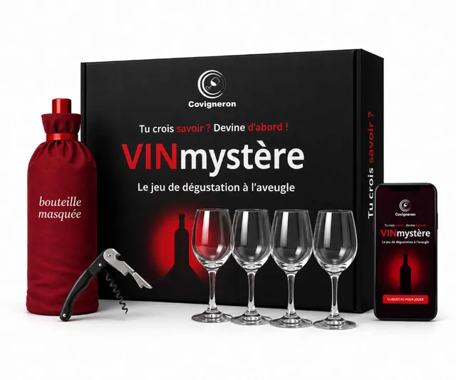 Covigneron VINmystère Découverte coffret dégustation vin rouge 75 cl