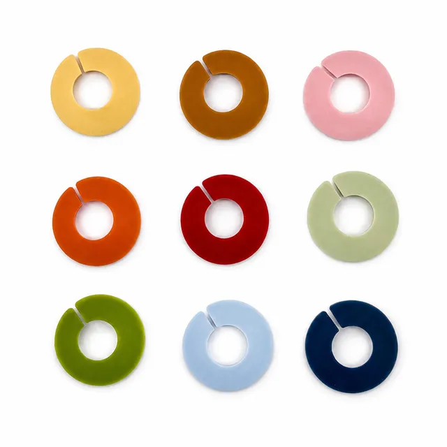 L'Atelier du Vin Chic Glass Rainbow marque-verres x9