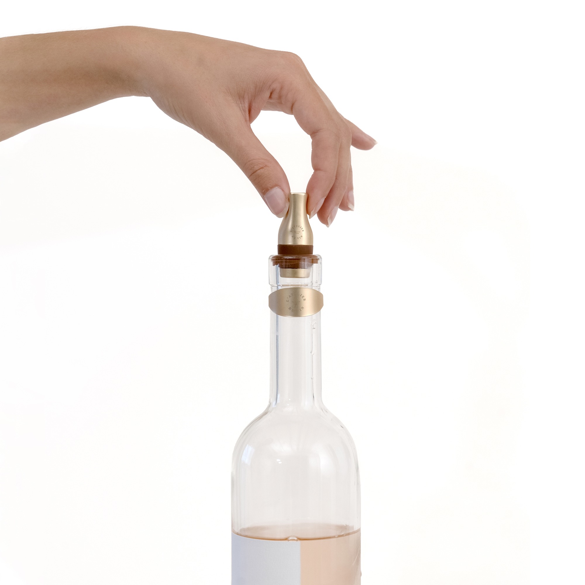 L'Atelier du Vin Les Bijoux coffret 3 bouchons + 3 anneaux