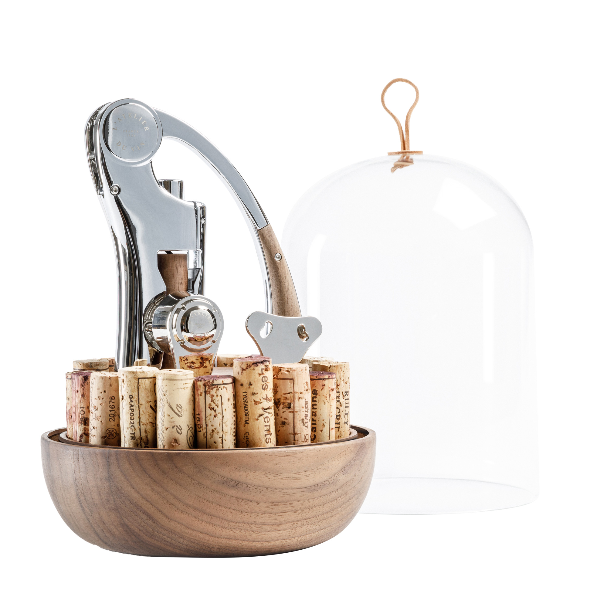 L'Atelier du Vin Oeno Motion Groom globe noyer