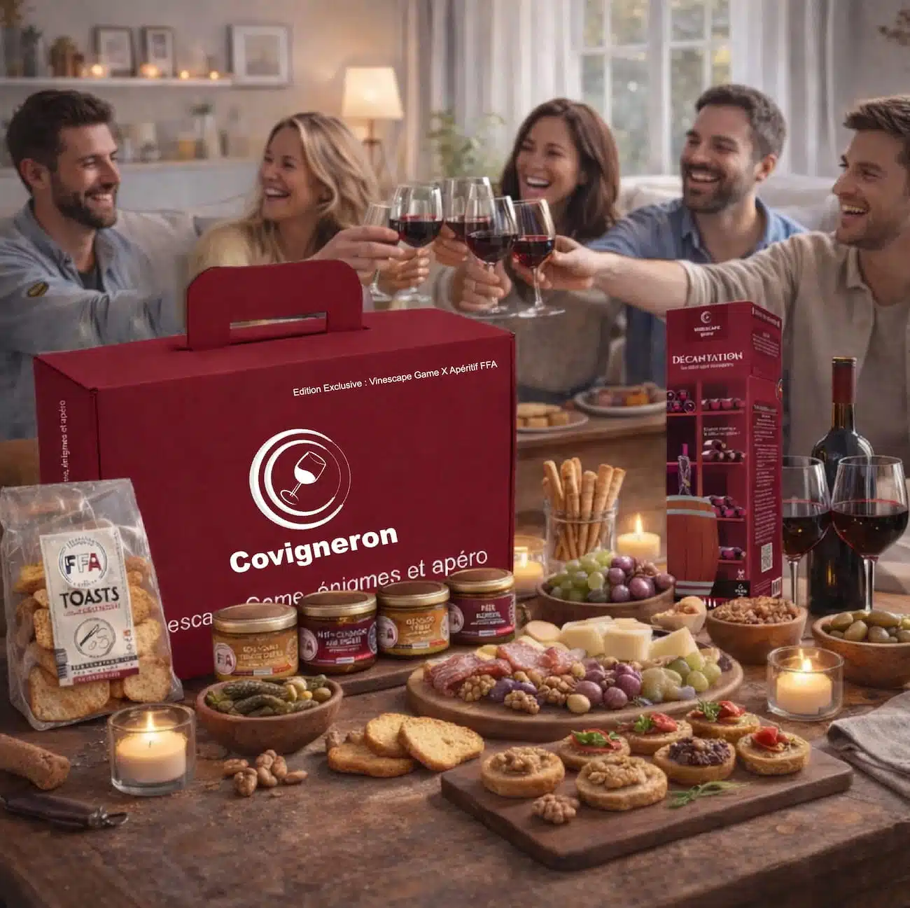 Covigneron Vinescape Game Apéritif FFA Jeu Vin 90 min