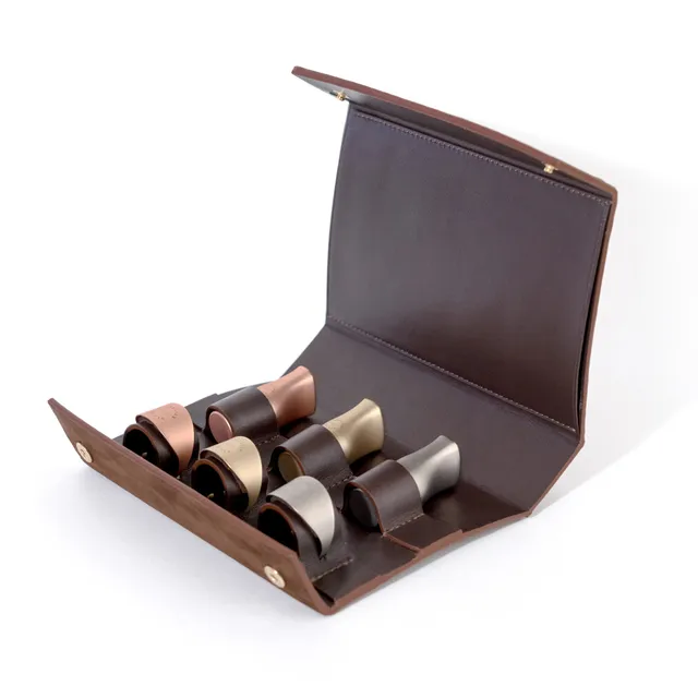 L'Atelier du Vin Les Bijoux coffret 3 bouchons + 3 anneaux