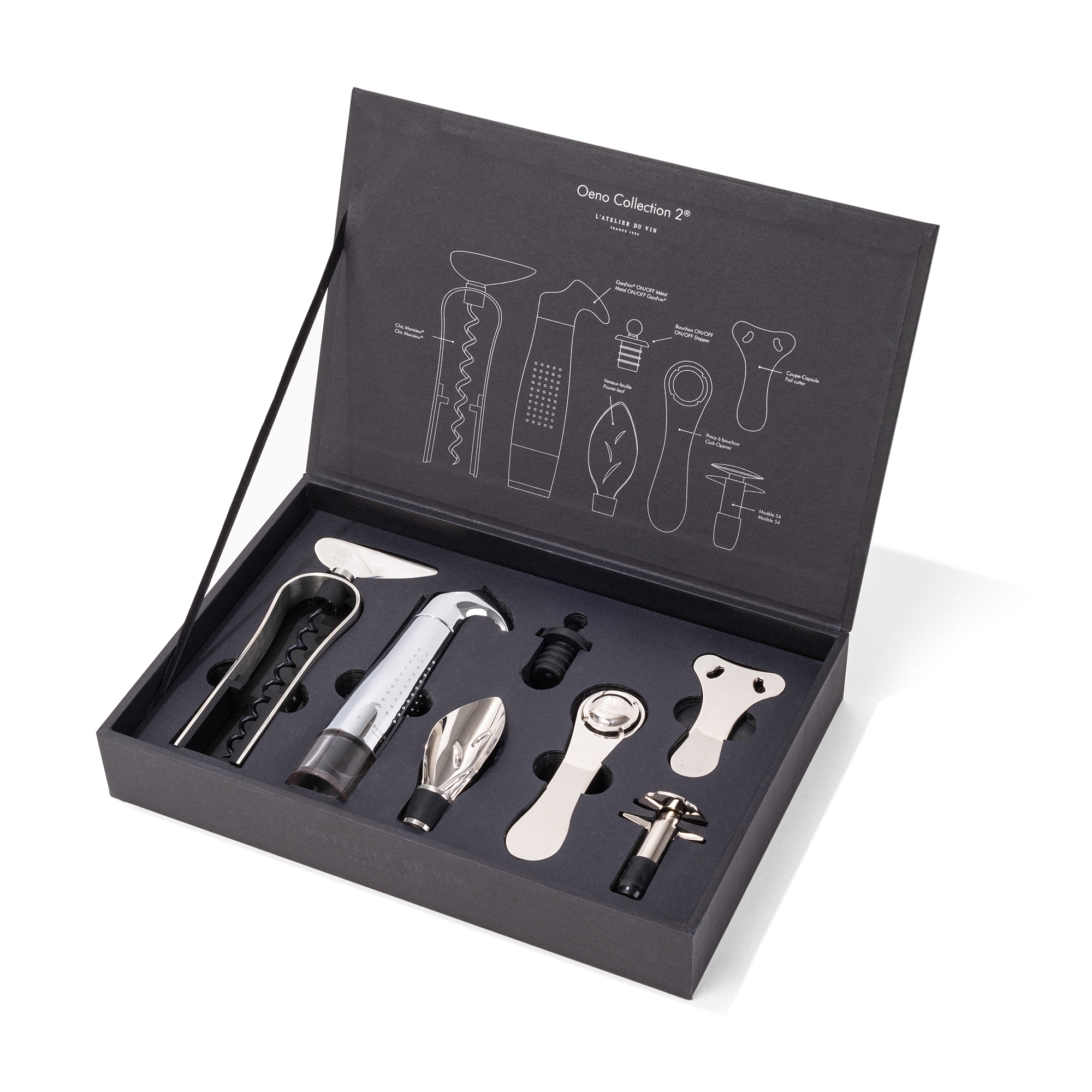 L'Atelier du Vin Oeno Collection 2 coffret vin 7 outils