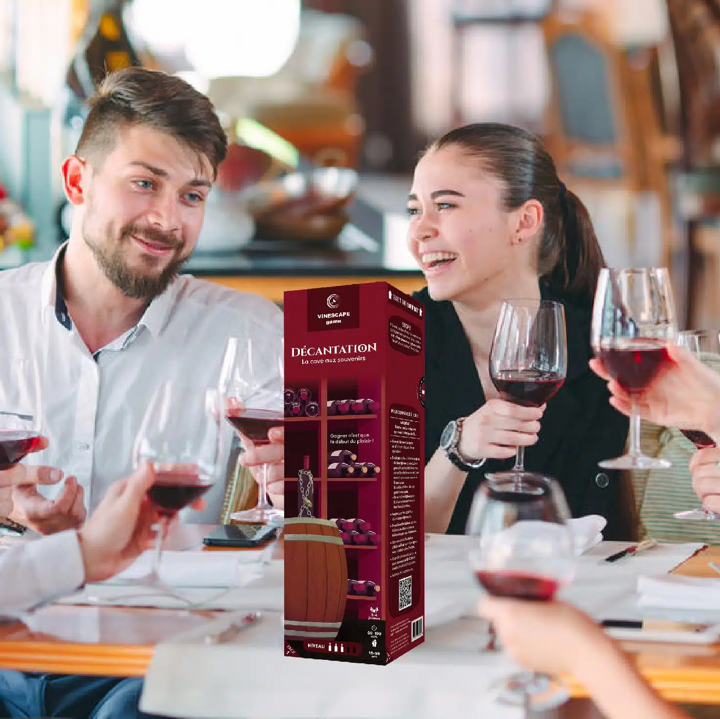 Covigneron Vinescape Game Décantation coffret jeu Touraine
