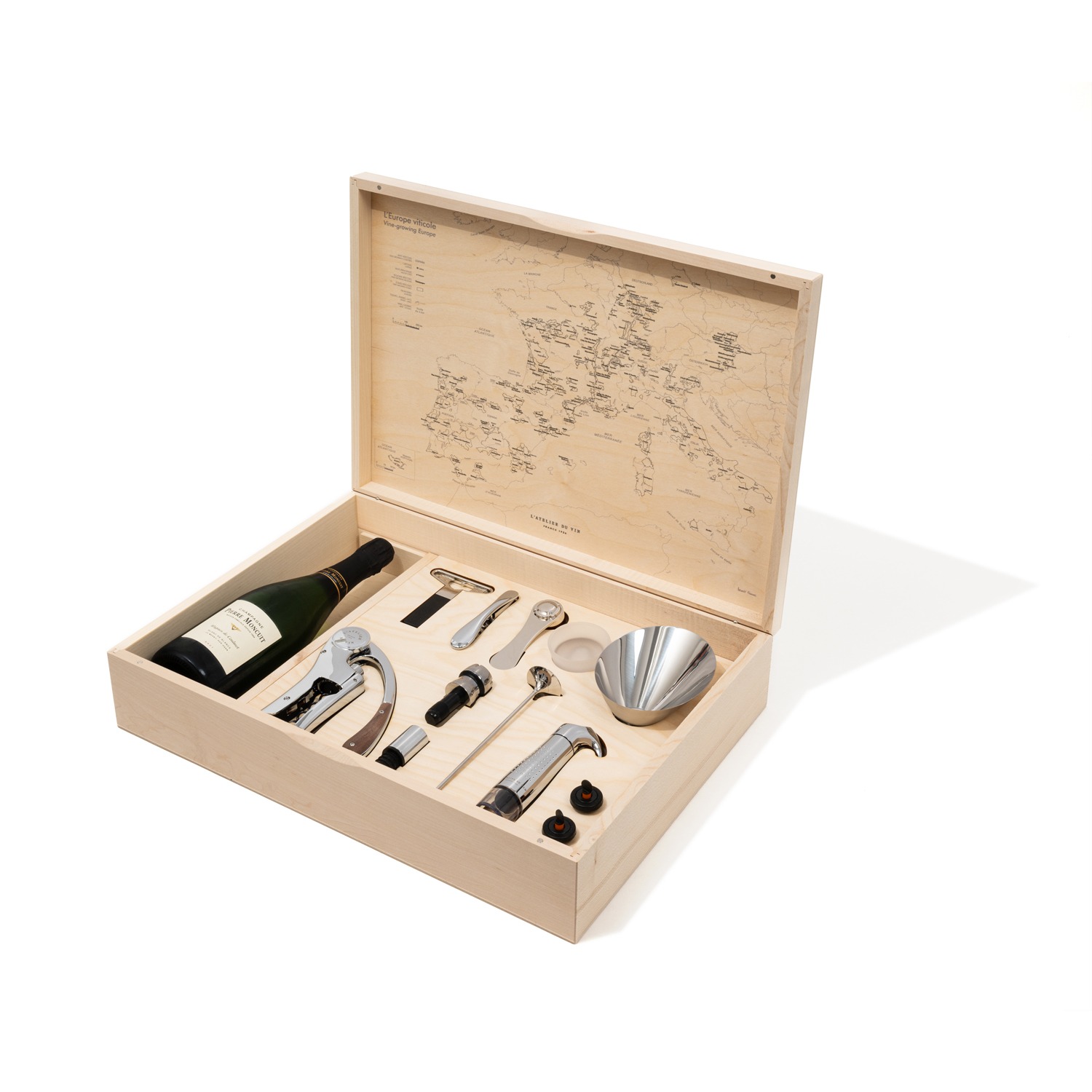Architecture Intérieure du Vin Oeno Box Connoisseur 1 coffret érable