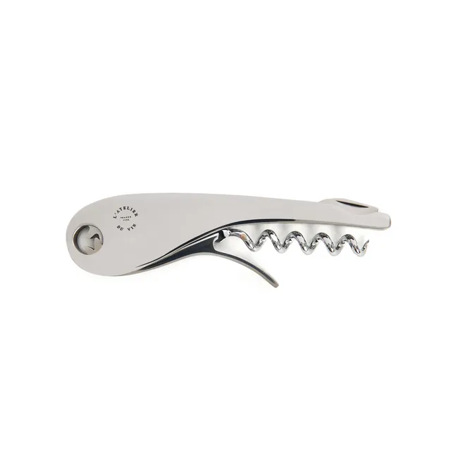 L'Atelier du Vin Soft Machine Silver tire-bouchon inox miroir