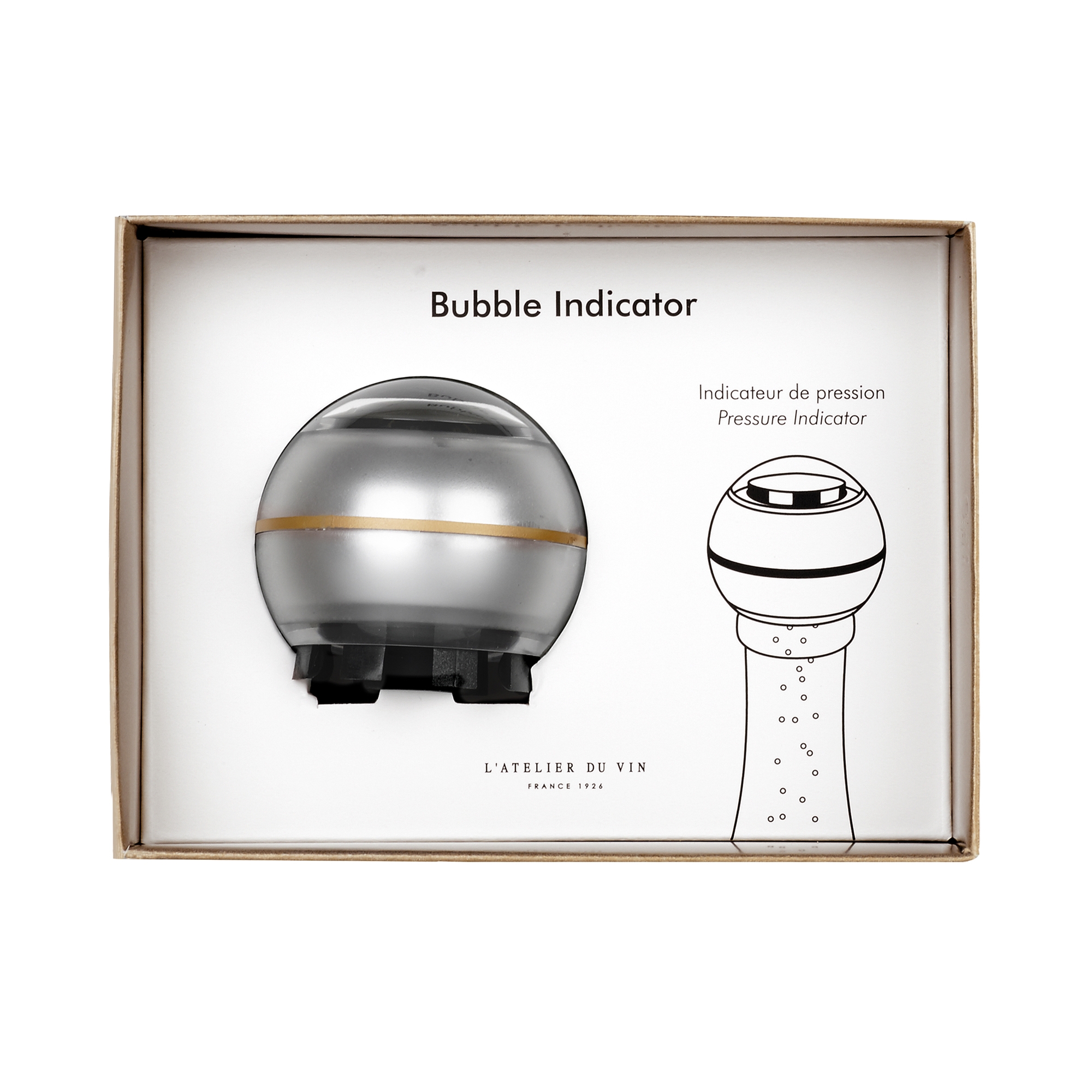 Architecture Intu00e9rieure du Vin Bubble Indicator bouchon