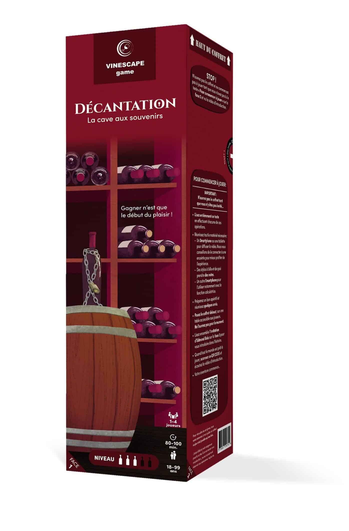 Covigneron Vinescape Game Décantation coffret jeu Touraine