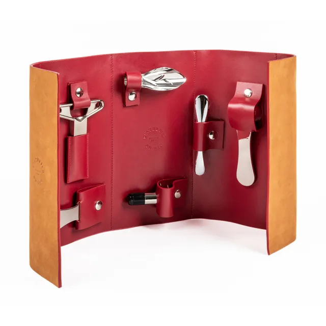L'Atelier du Vin Oeno Collection Nomad coffret cuir fauve