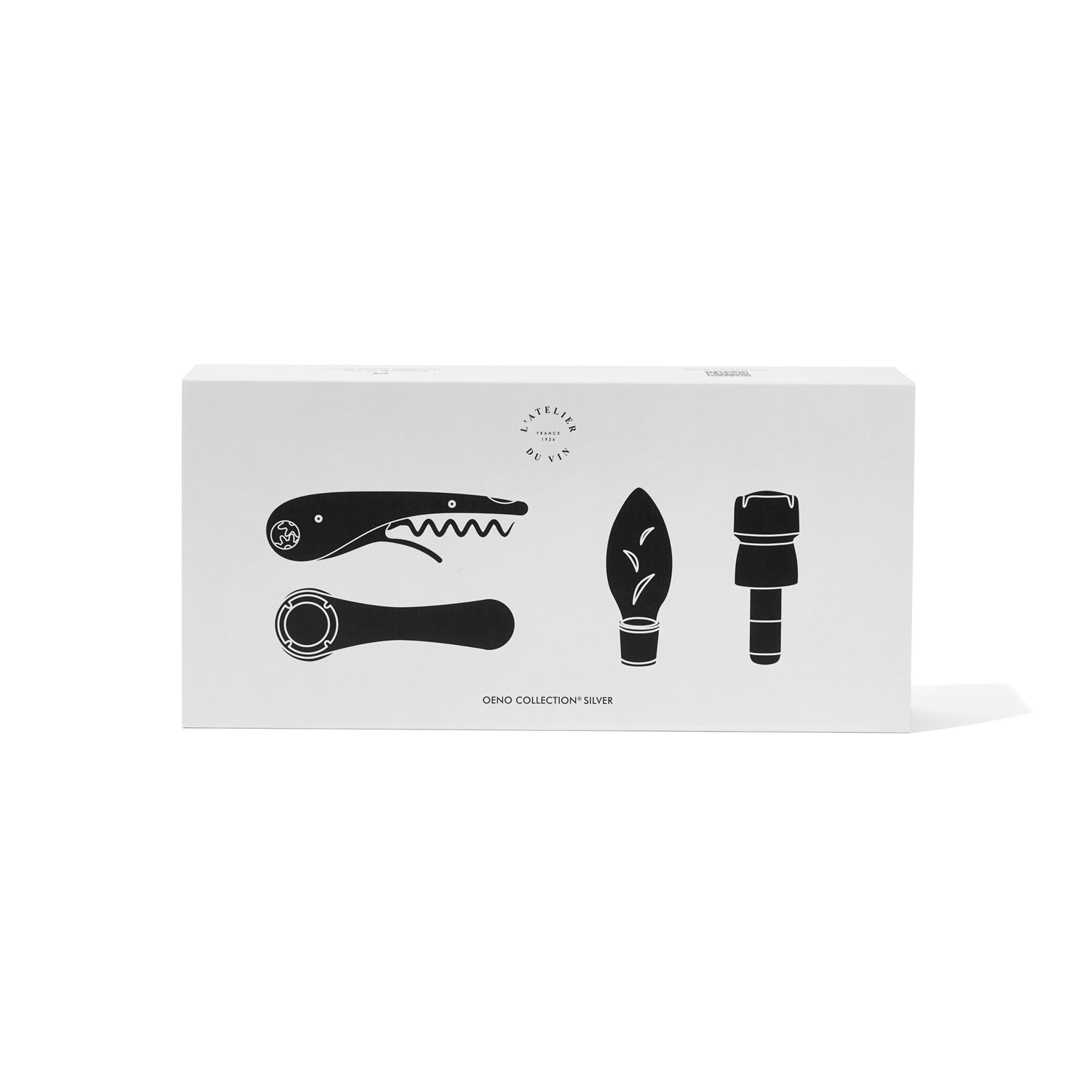 L'Atelier du Vin Oeno Collection Silver coffret vin 4 outils