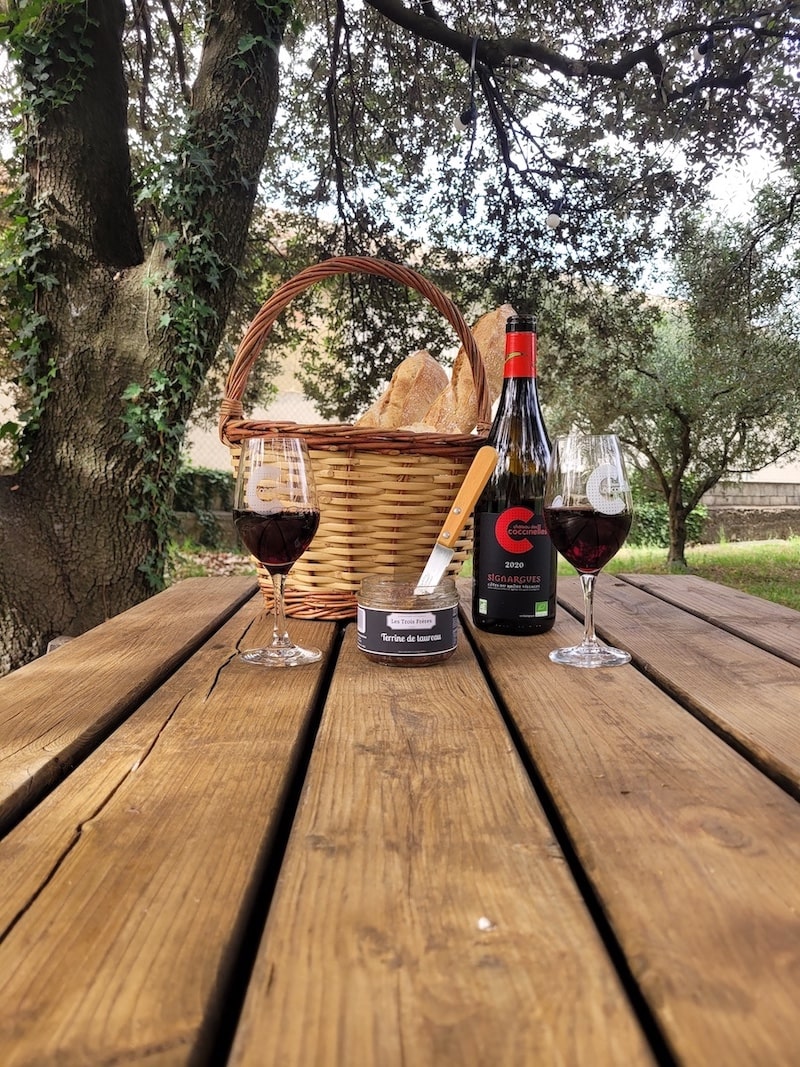 Covigneron Vinescapades Apéro gourmand Château des Coccinelles rouge