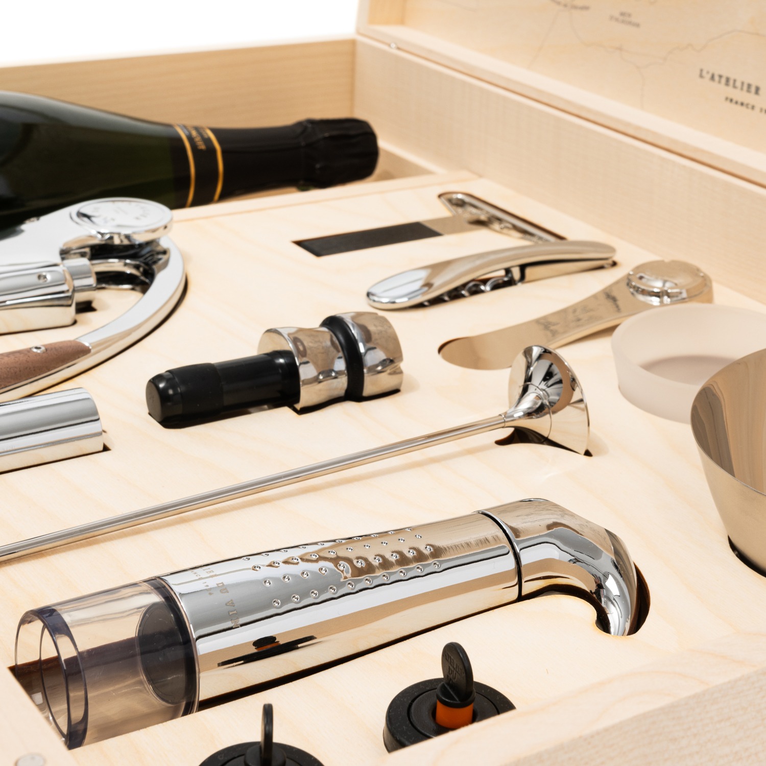 Architecture Intérieure du Vin Oeno Box Connoisseur 1 coffret érable